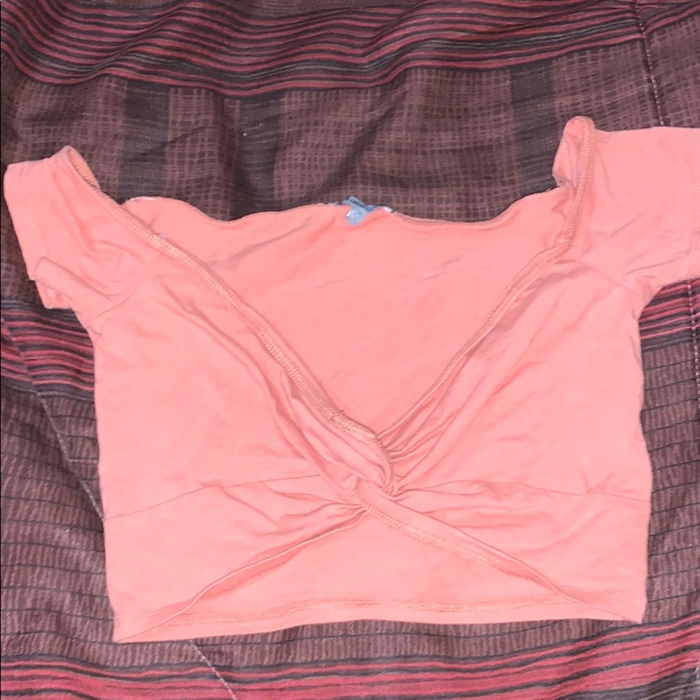 Tied front crop top